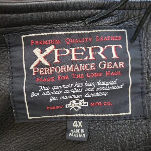 Xpert Performance Gear 4X Black Leather Chaps - Picture 6 of 6